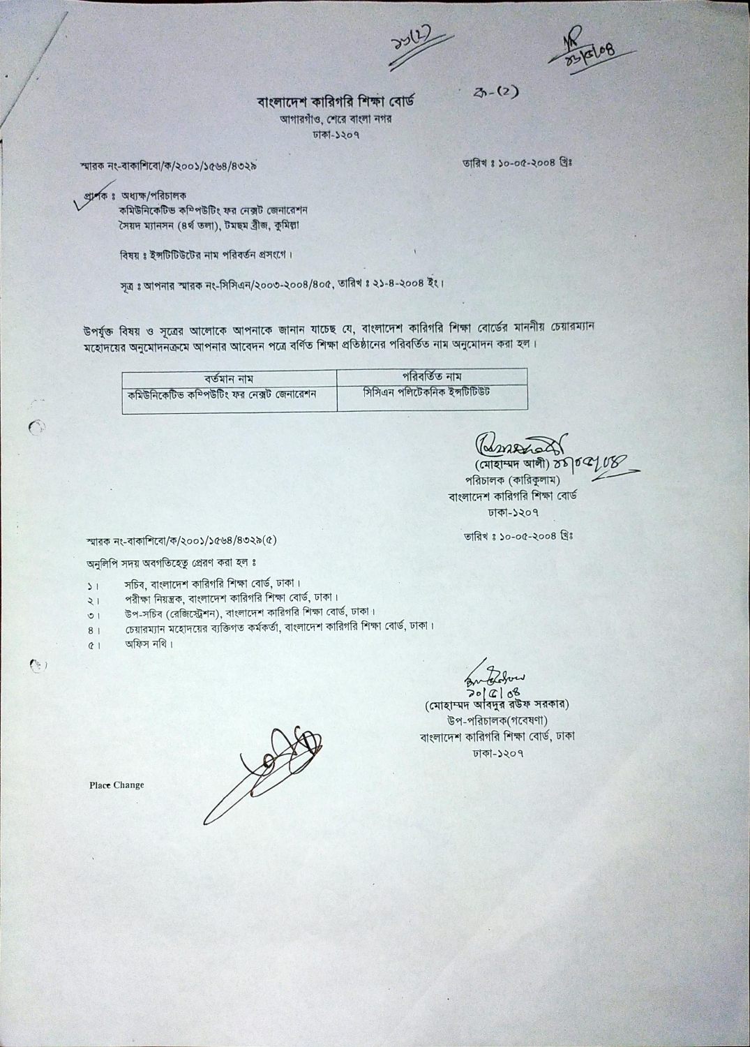 Approval Letter